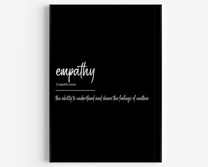 Empathy Definition Print - Magic Posters