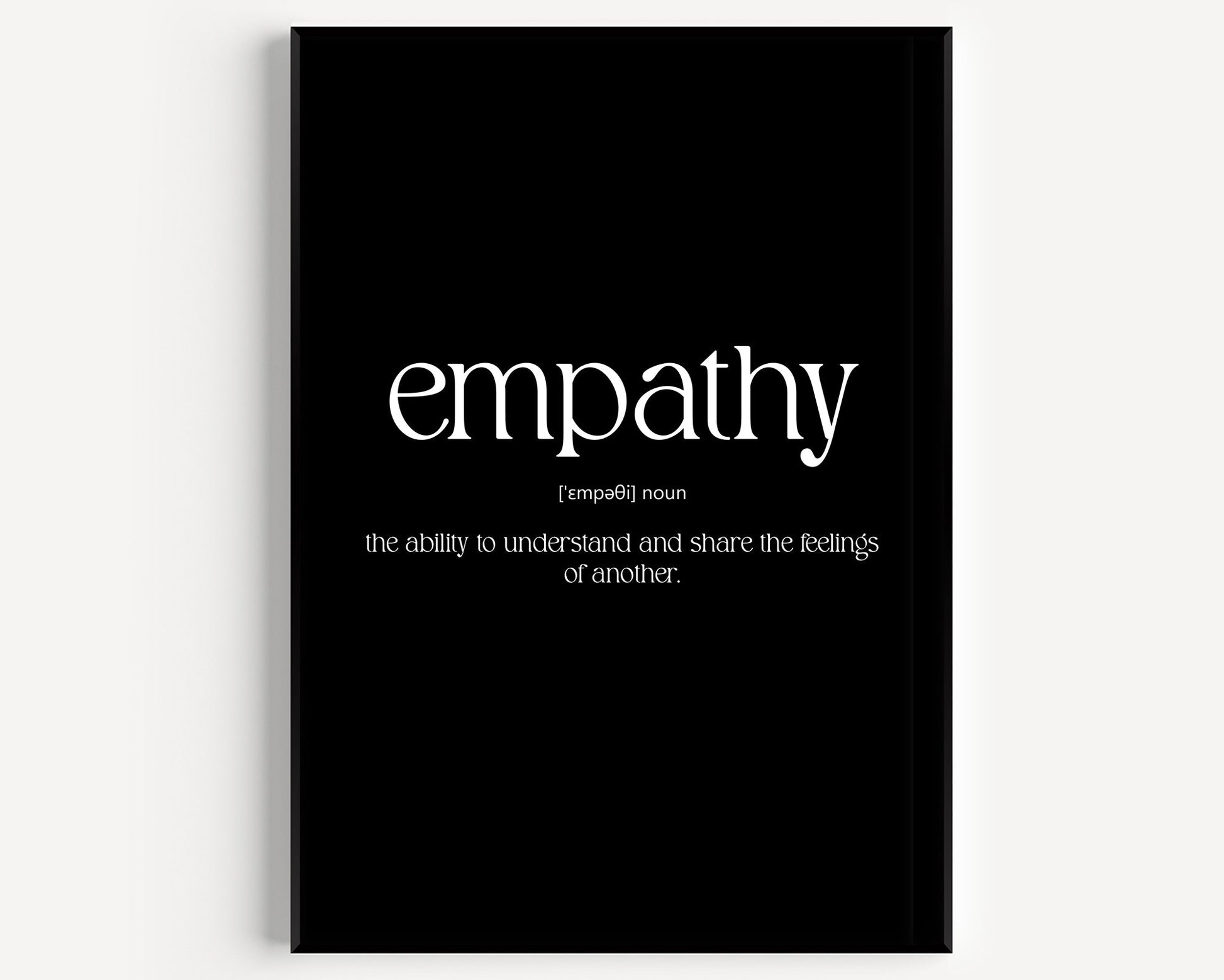 Empathy Definition Print - Magic Posters