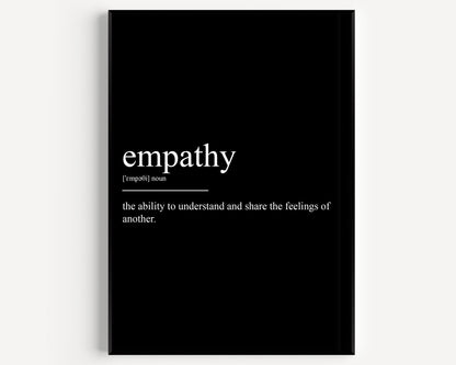 Empathy Definition Print - Magic Posters