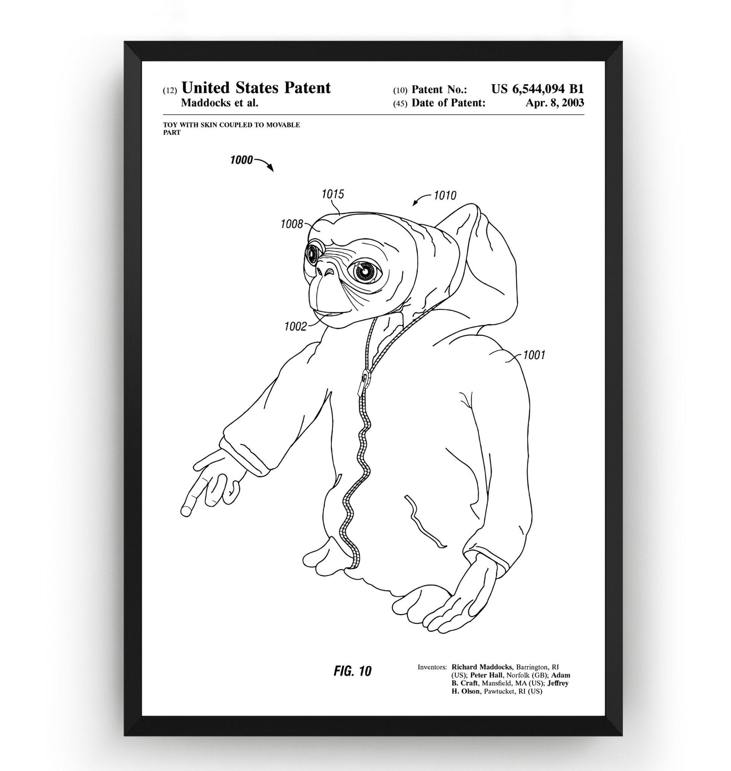 E.T. Patent Print - Magic Posters