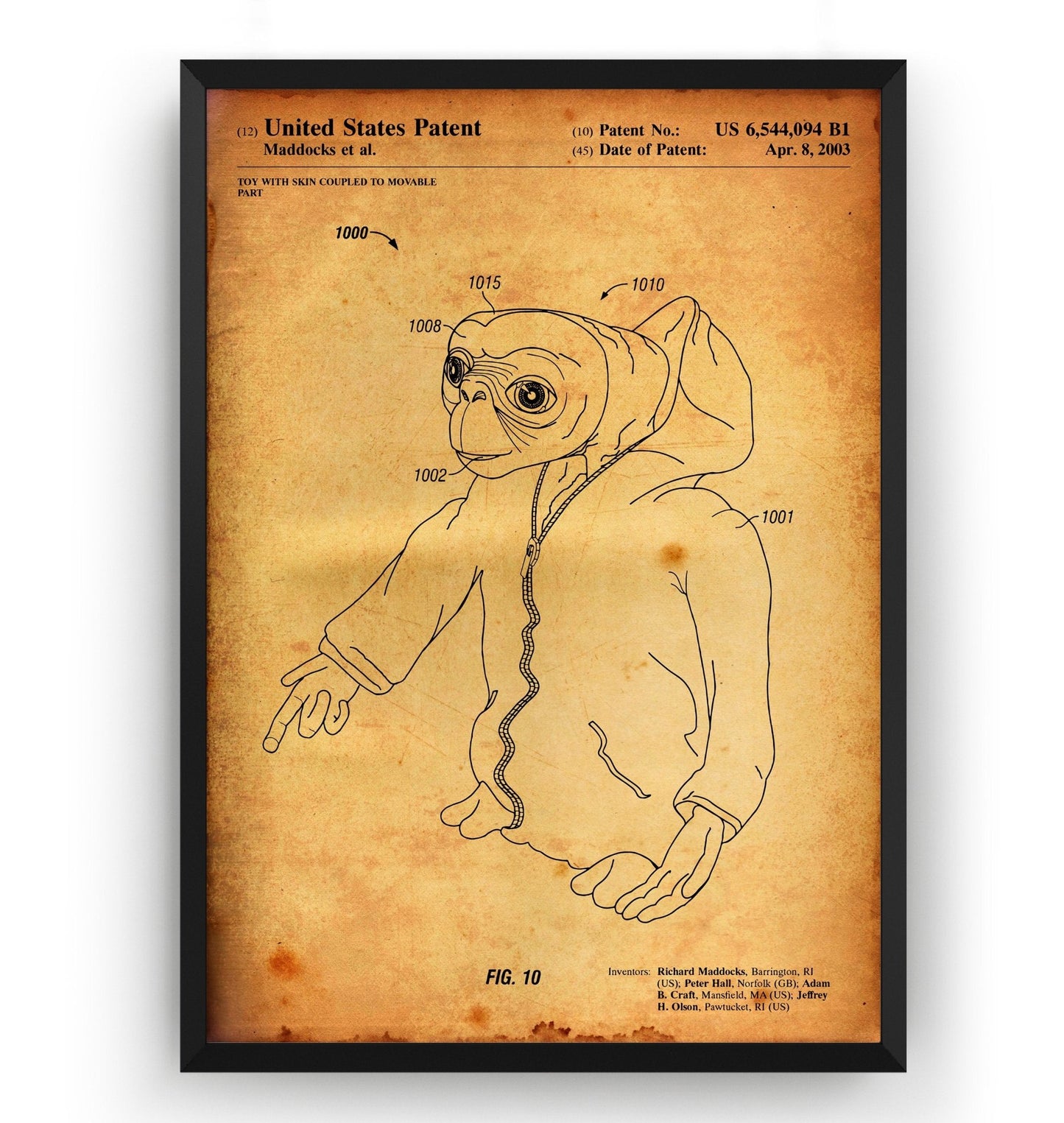 E.T. Patent Print - Magic Posters