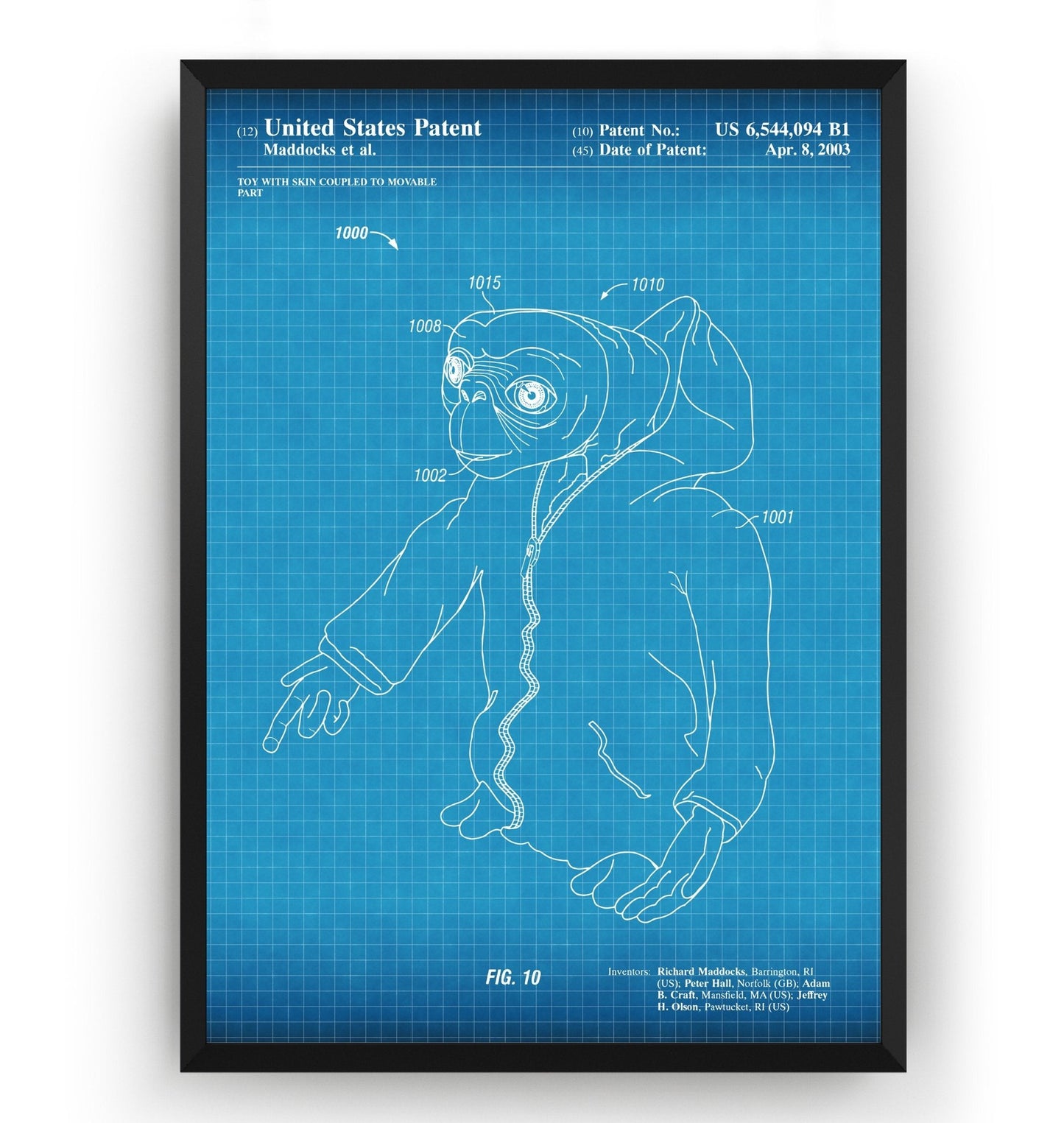 E.T. Patent Print - Magic Posters