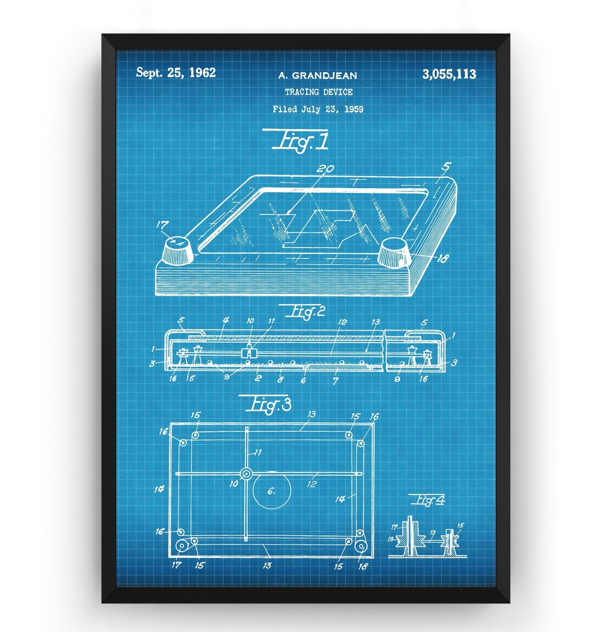 Etch A Sketch 1962 Patent Print - Magic Posters