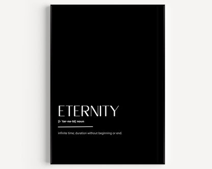 Eternity Definition Print - Magic Posters