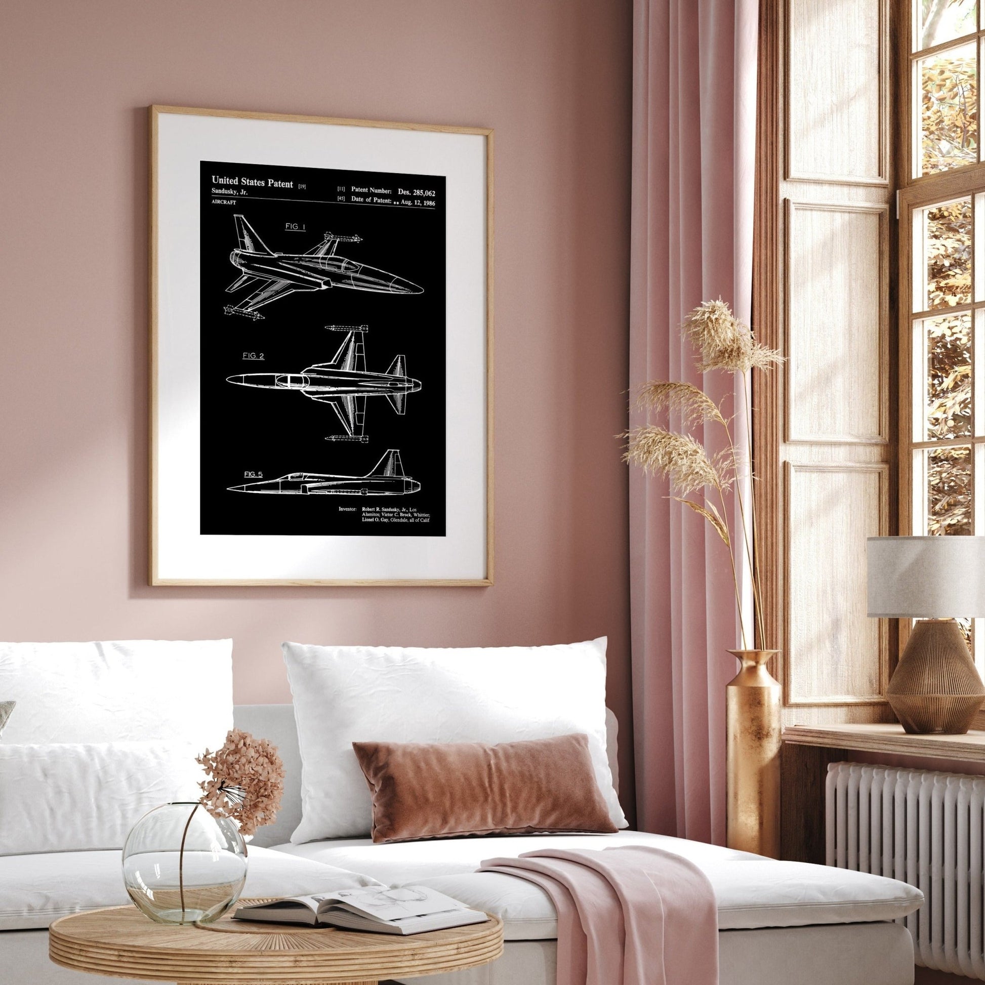 F-20 Tigershark 1986 Patent Print - Magic Posters