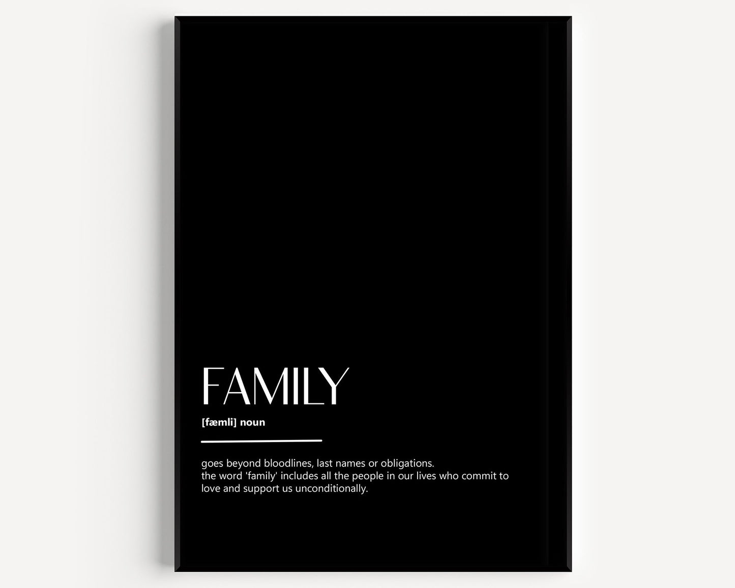 Family Definition Print V4 - Magic Posters