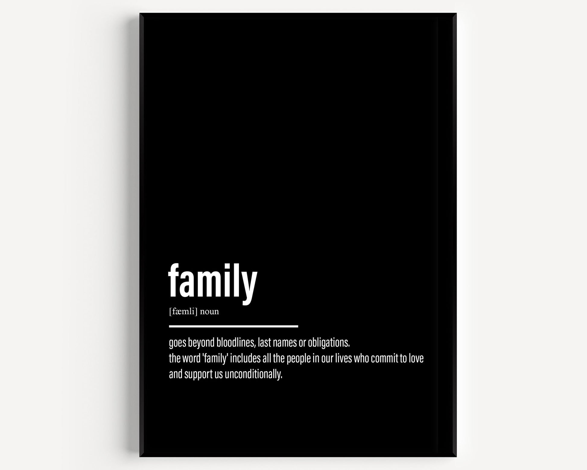 Family Definition Print V4 - Magic Posters