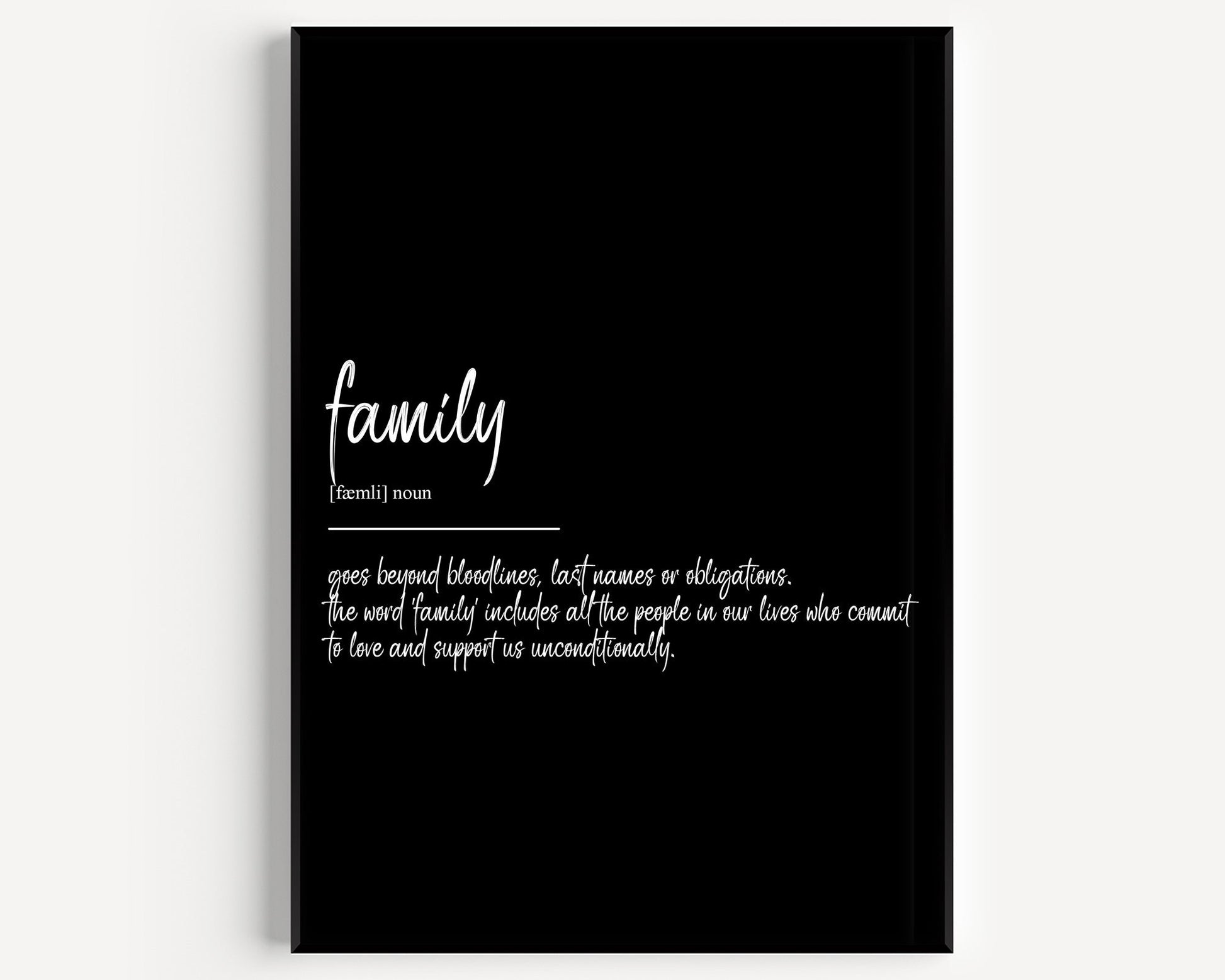 Family Definition Print V4 - Magic Posters