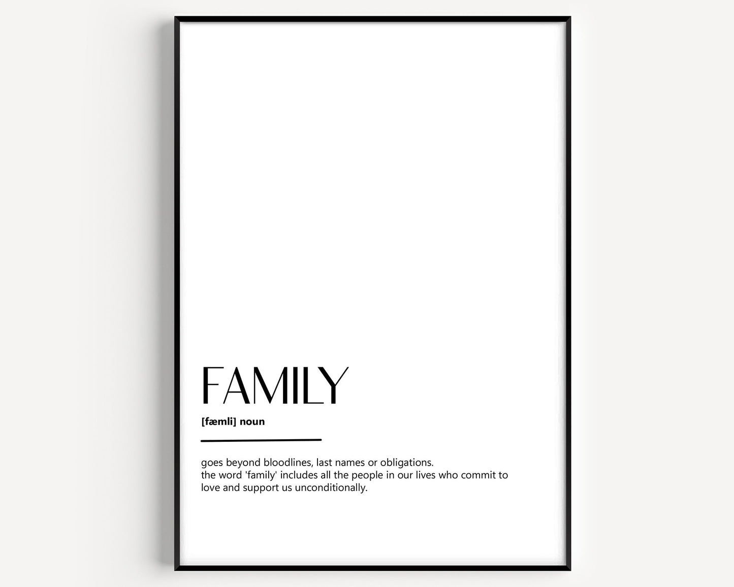 Family Definition Print V4 - Magic Posters