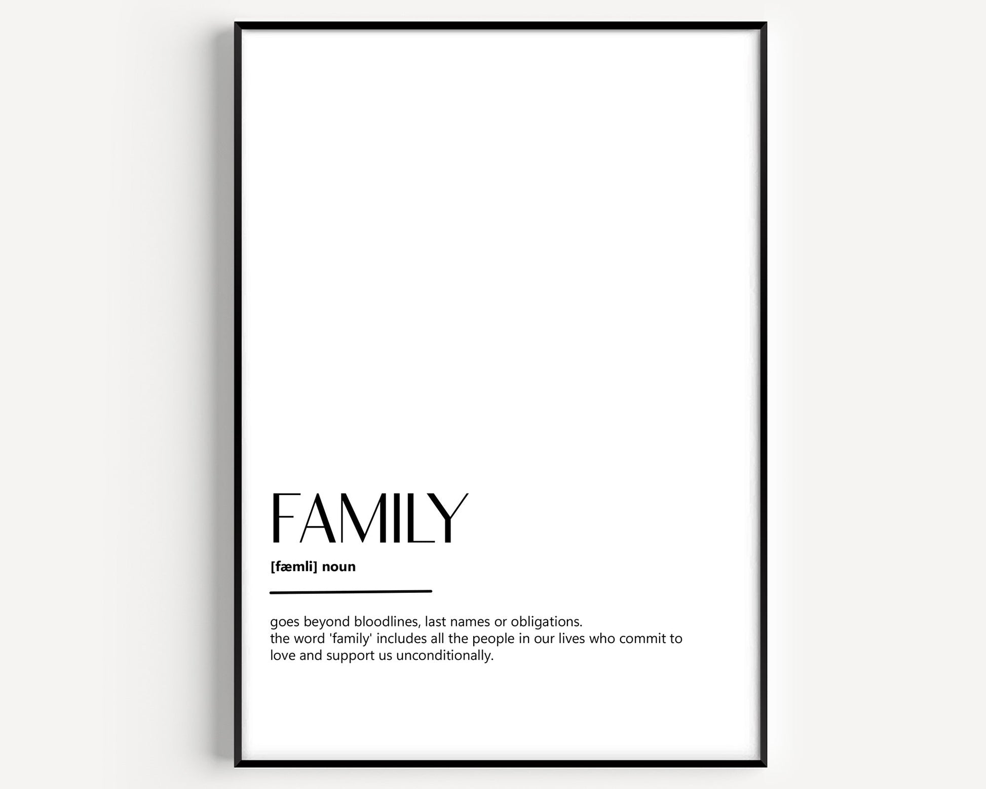 Family Definition Print V4 - Magic Posters