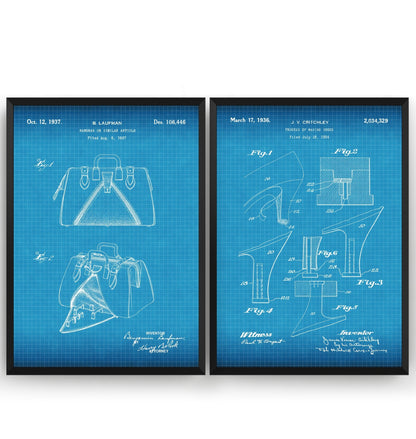 Fashion Set Of 2 Patent Prints - Magic Posters