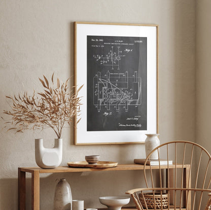 First Integrated Circuit Patent Print - Magic Posters