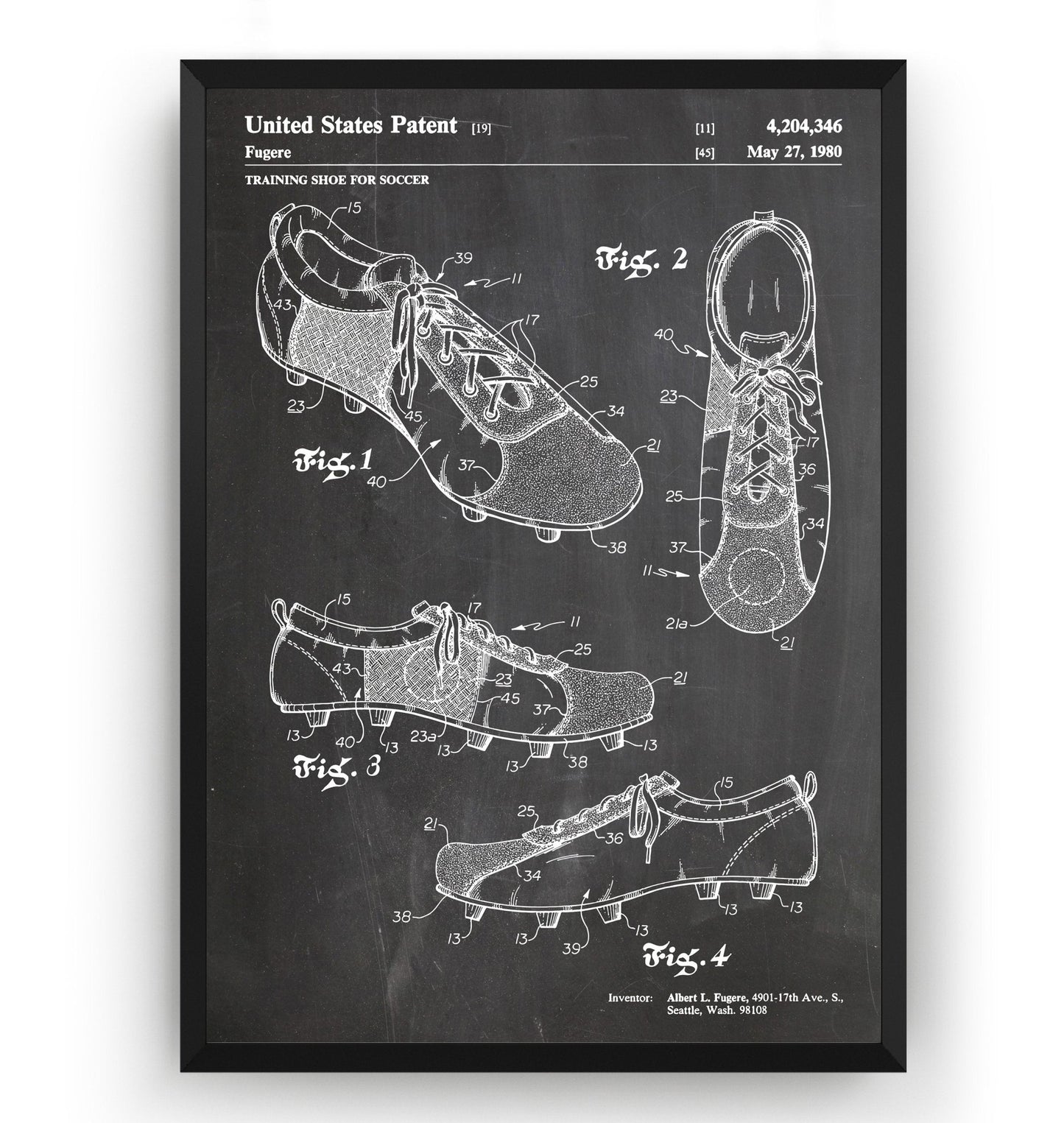 Football Boots Patent Print - Magic Posters