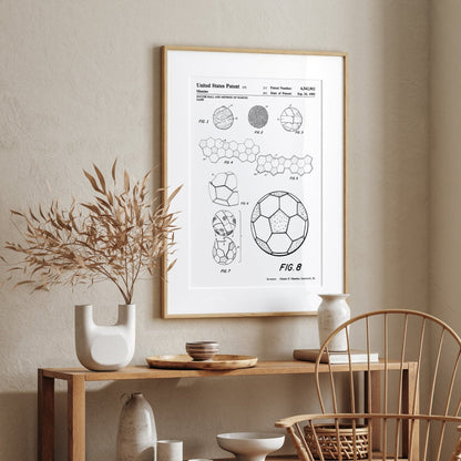 Football Making Method Patent Print - Magic Posters