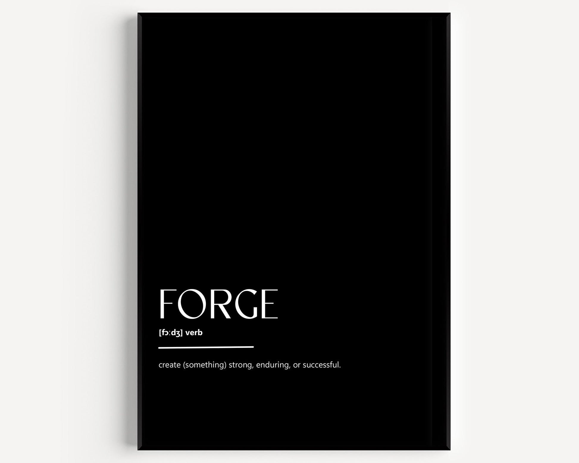 Forge Definition Print - Magic Posters