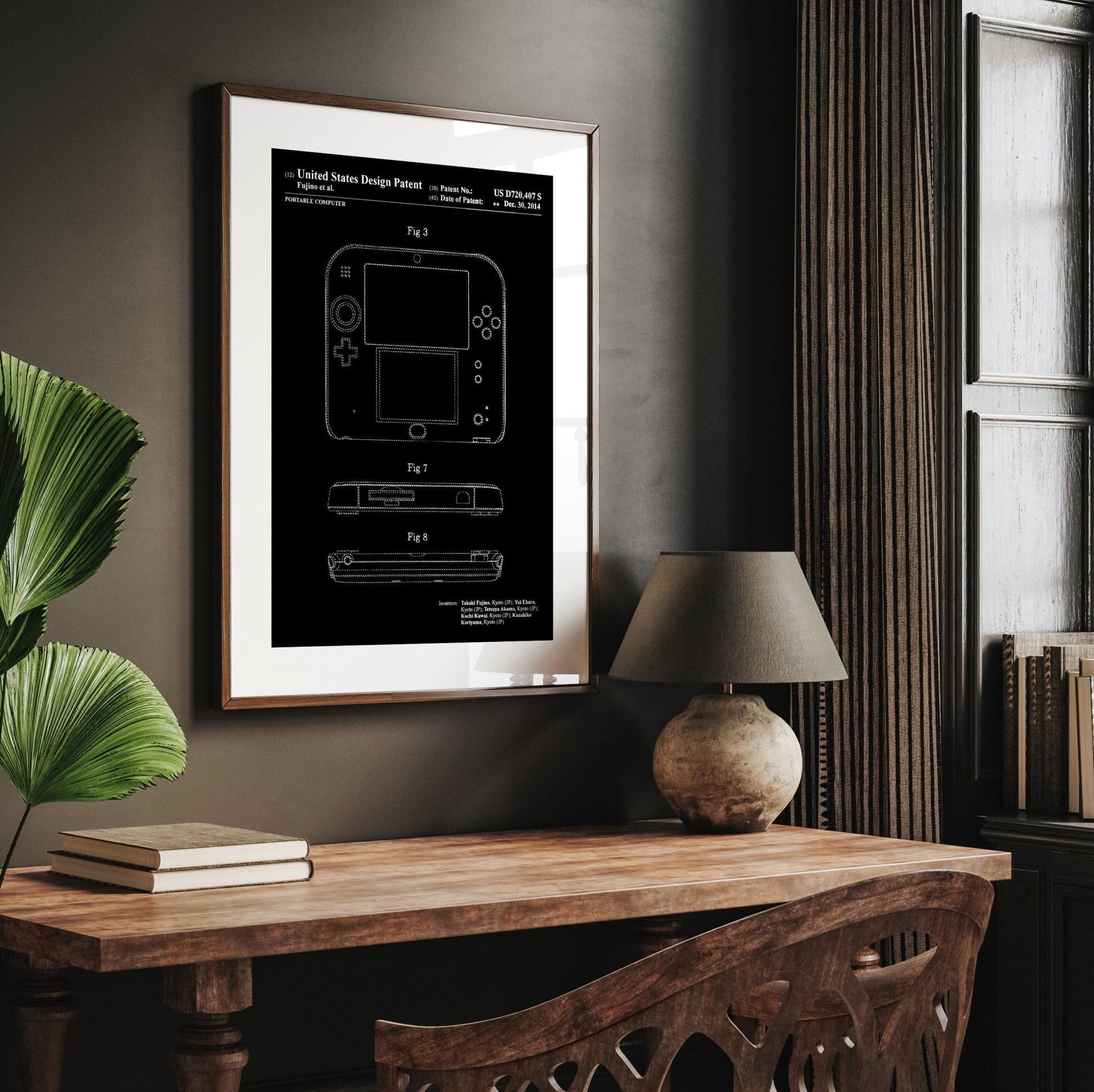 Game Boy 2DS 2014 Patent Print - Magic Posters