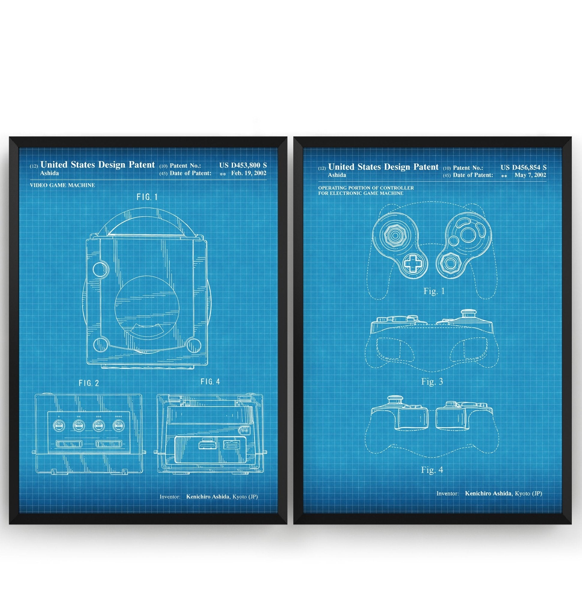 Gamecube Set Of 2 Patent Prints - Magic Posters