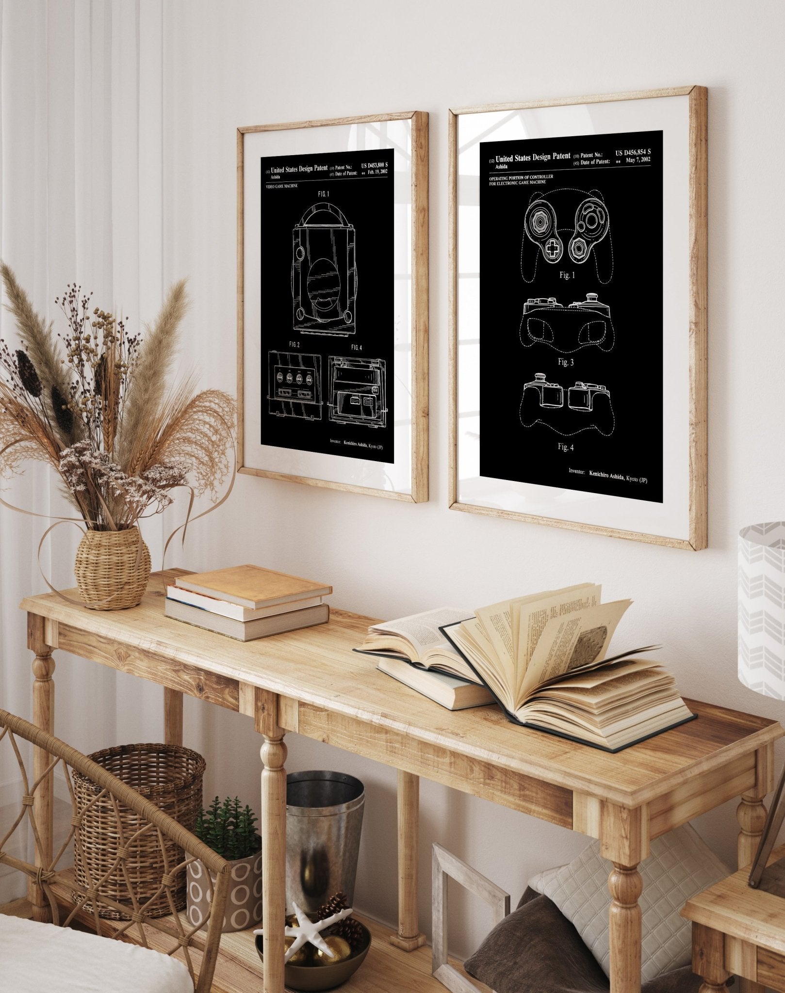 Gamecube Set Of 2 Patent Prints - Magic Posters