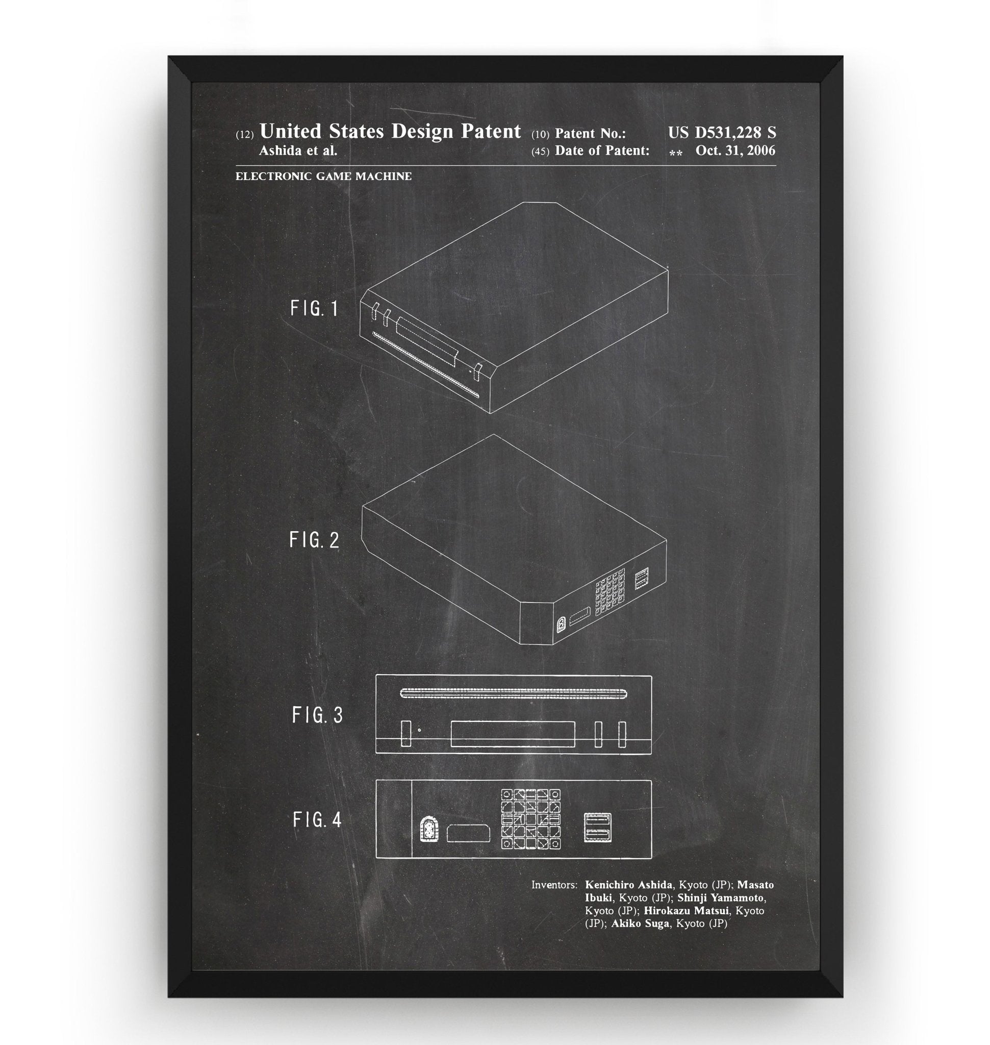 Games Console 2006 Patent Print - Magic Posters