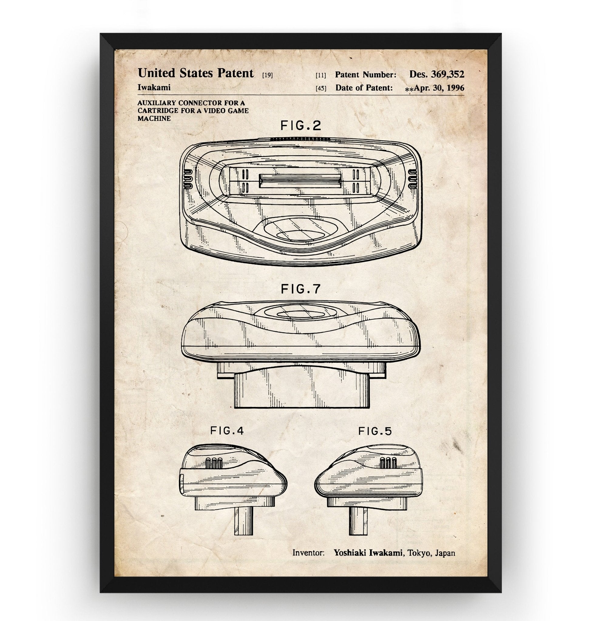 Genesis 32X 1996 Patent Print - Magic Posters