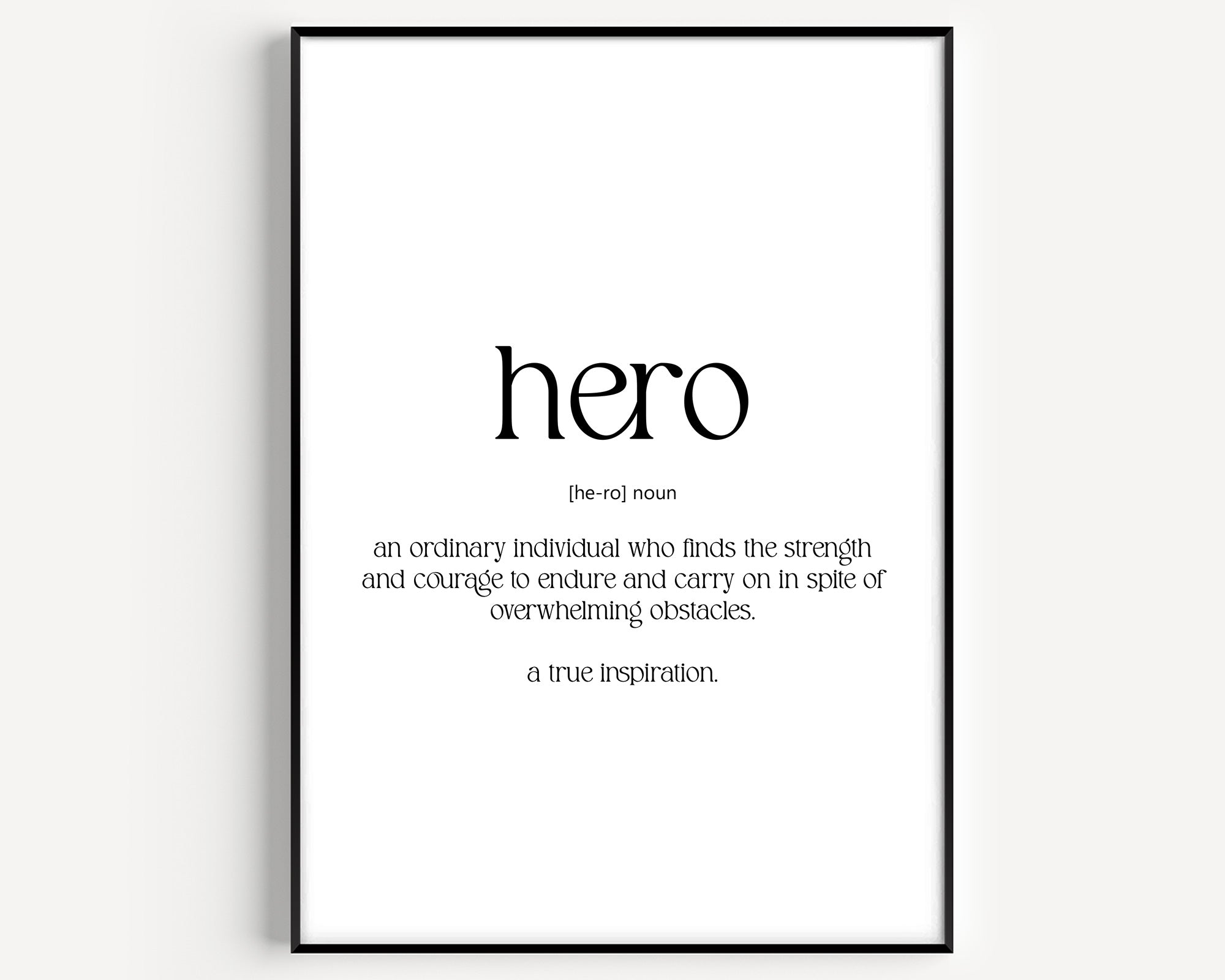 Hero Definition Print - Magic Posters