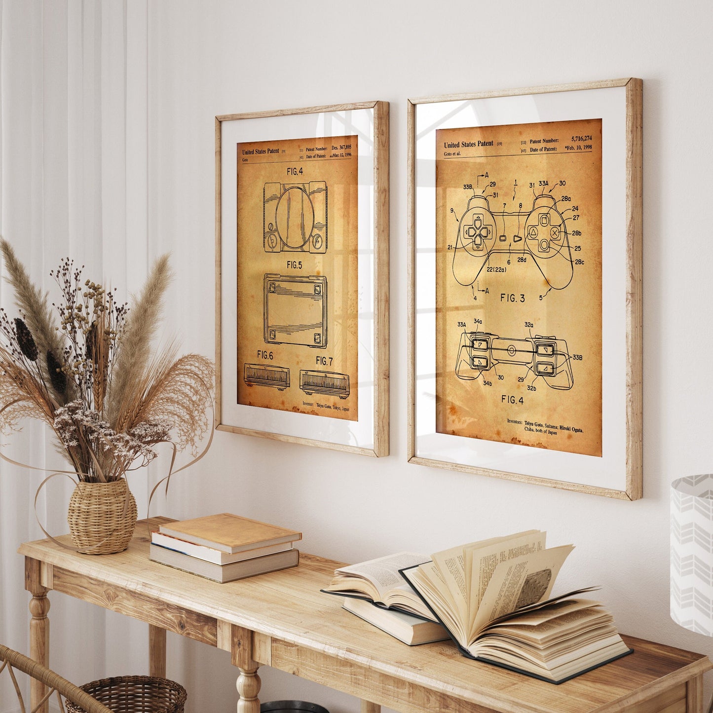 PS Set Of 2 Patent Prints - Magic Posters