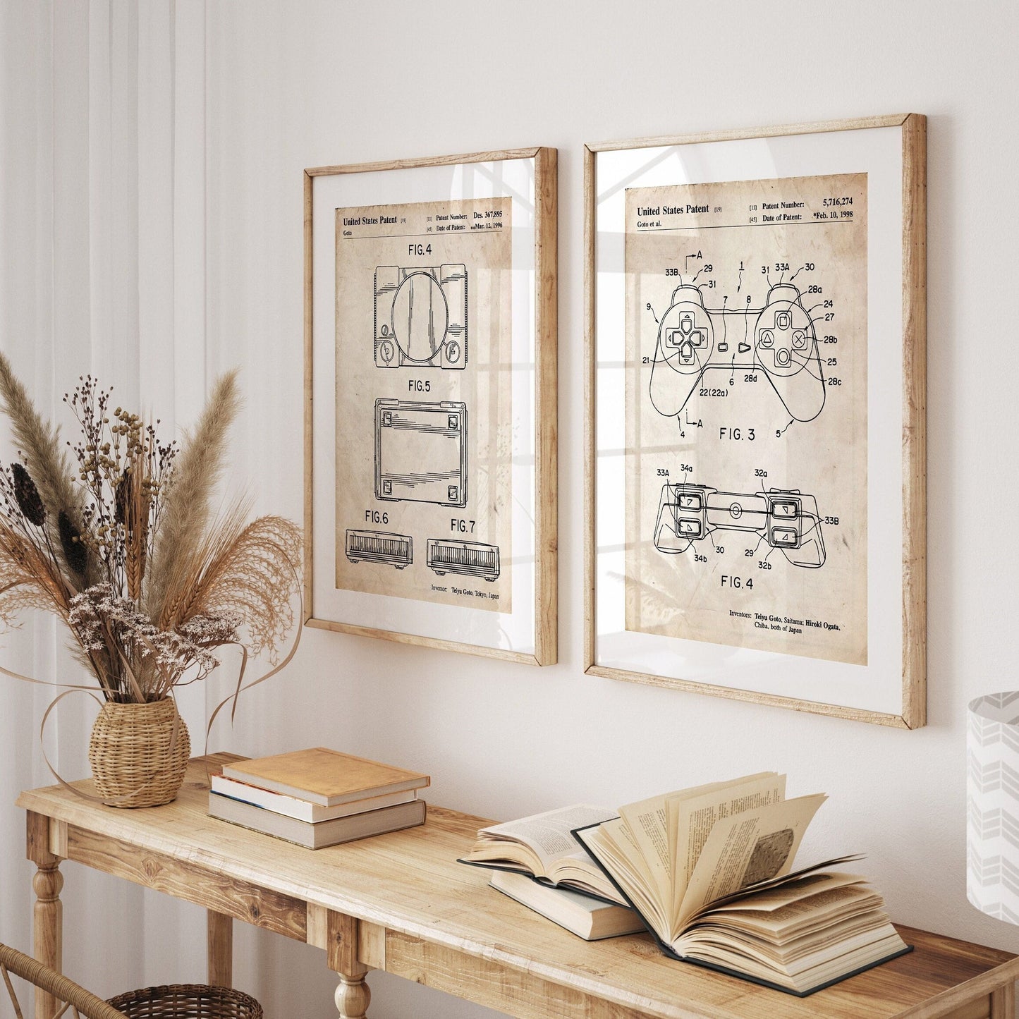 PS Set Of 2 Patent Prints - Magic Posters