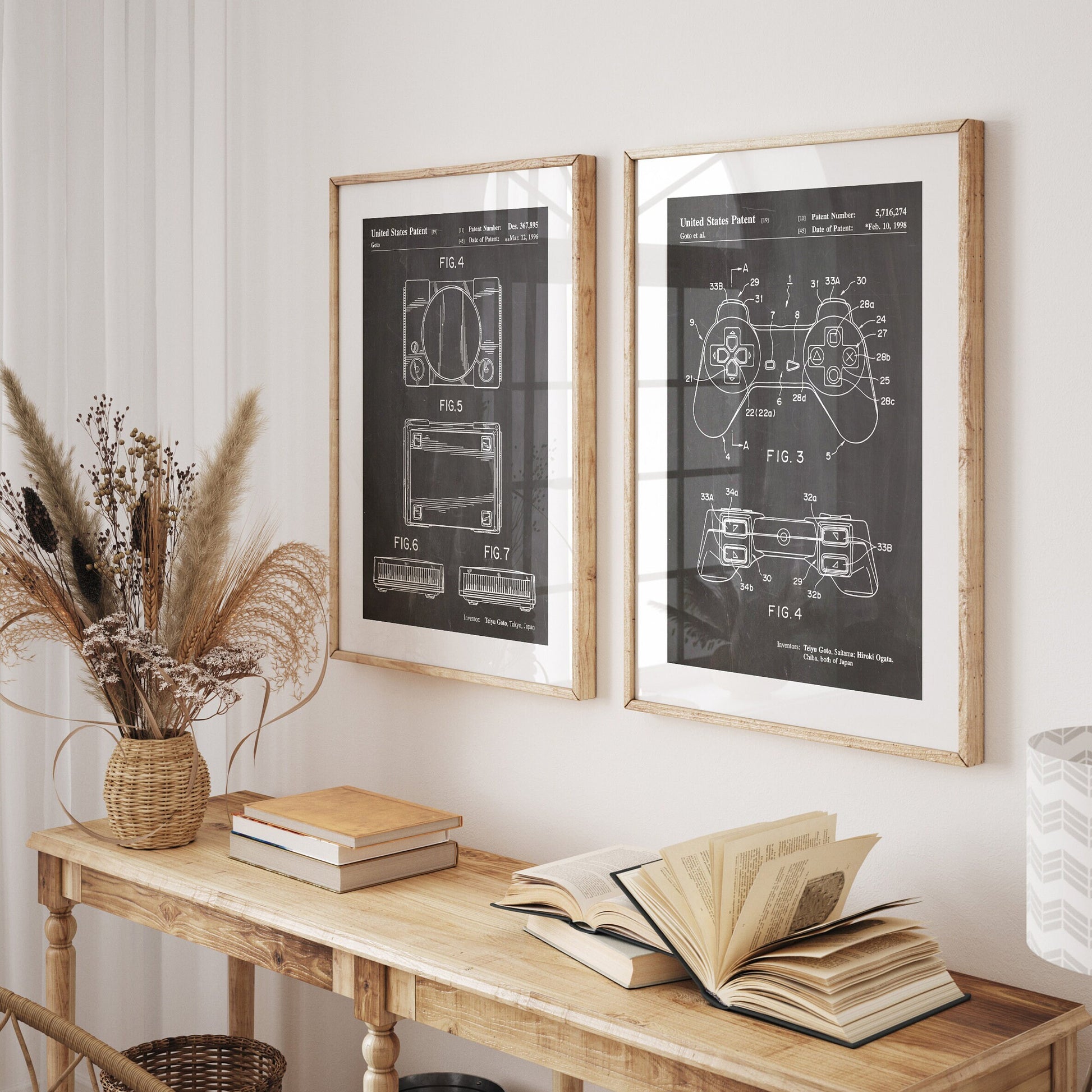 PS Set Of 2 Patent Prints - Magic Posters