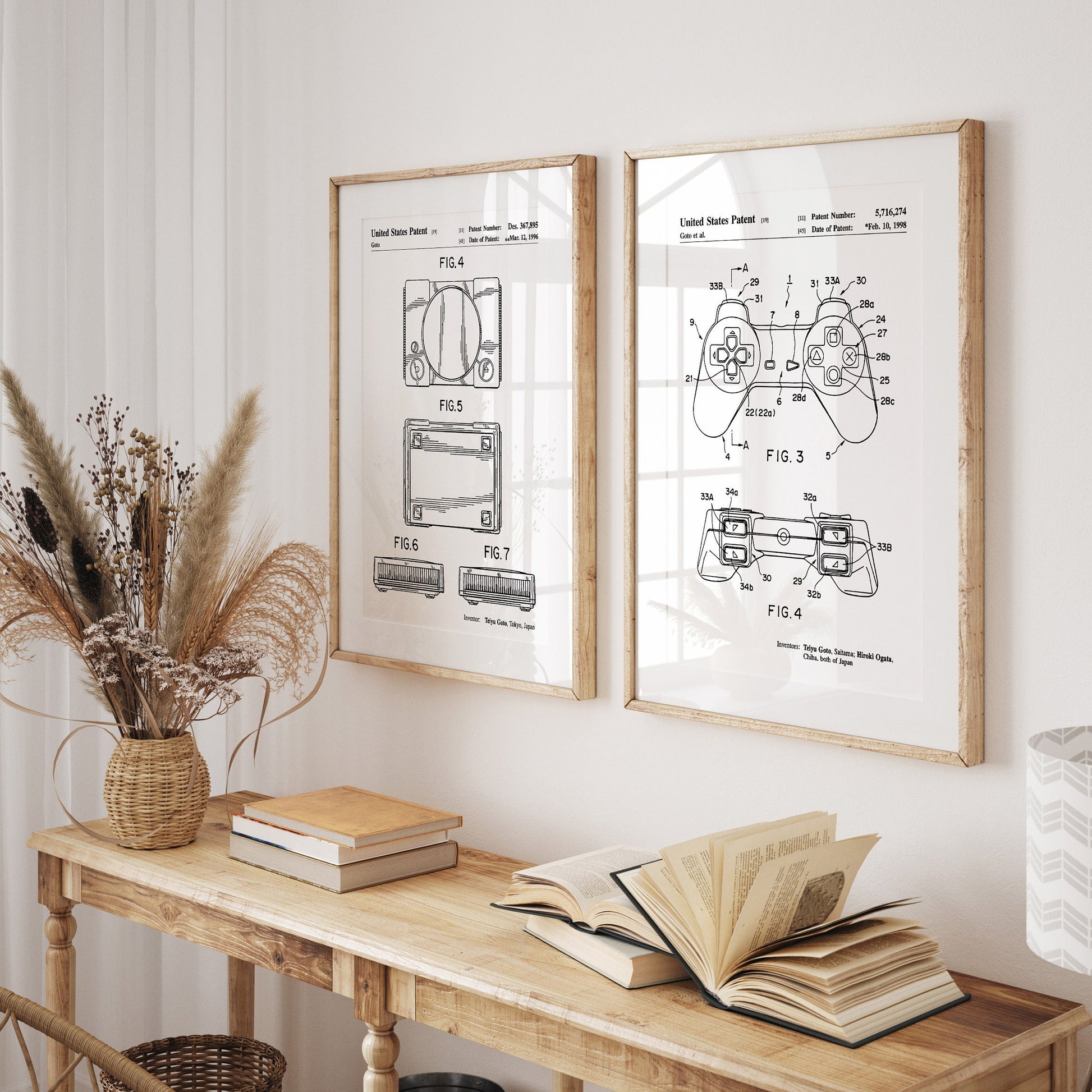 PS Set Of 2 Patent Prints - Magic Posters