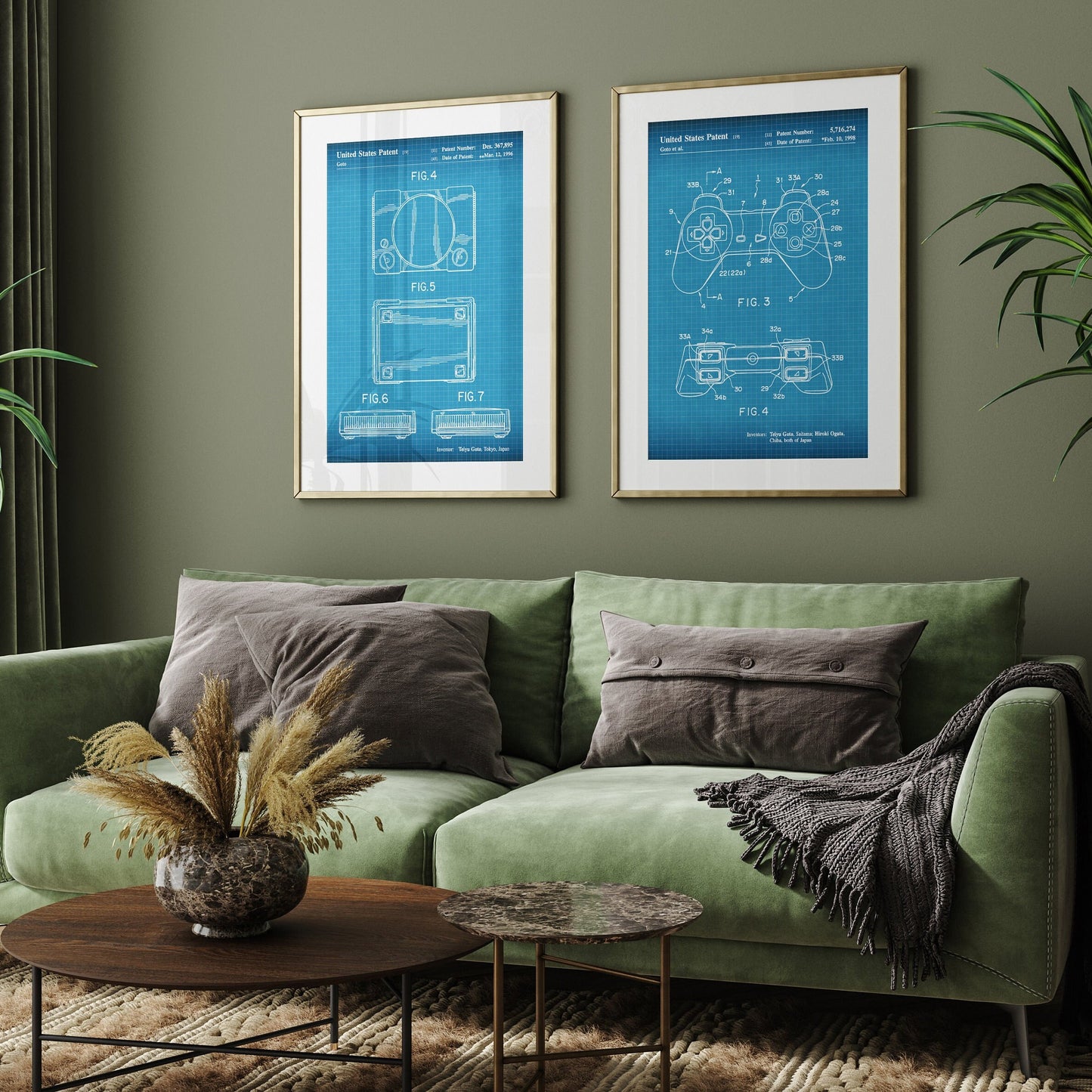 PS Set Of 2 Patent Prints - Magic Posters