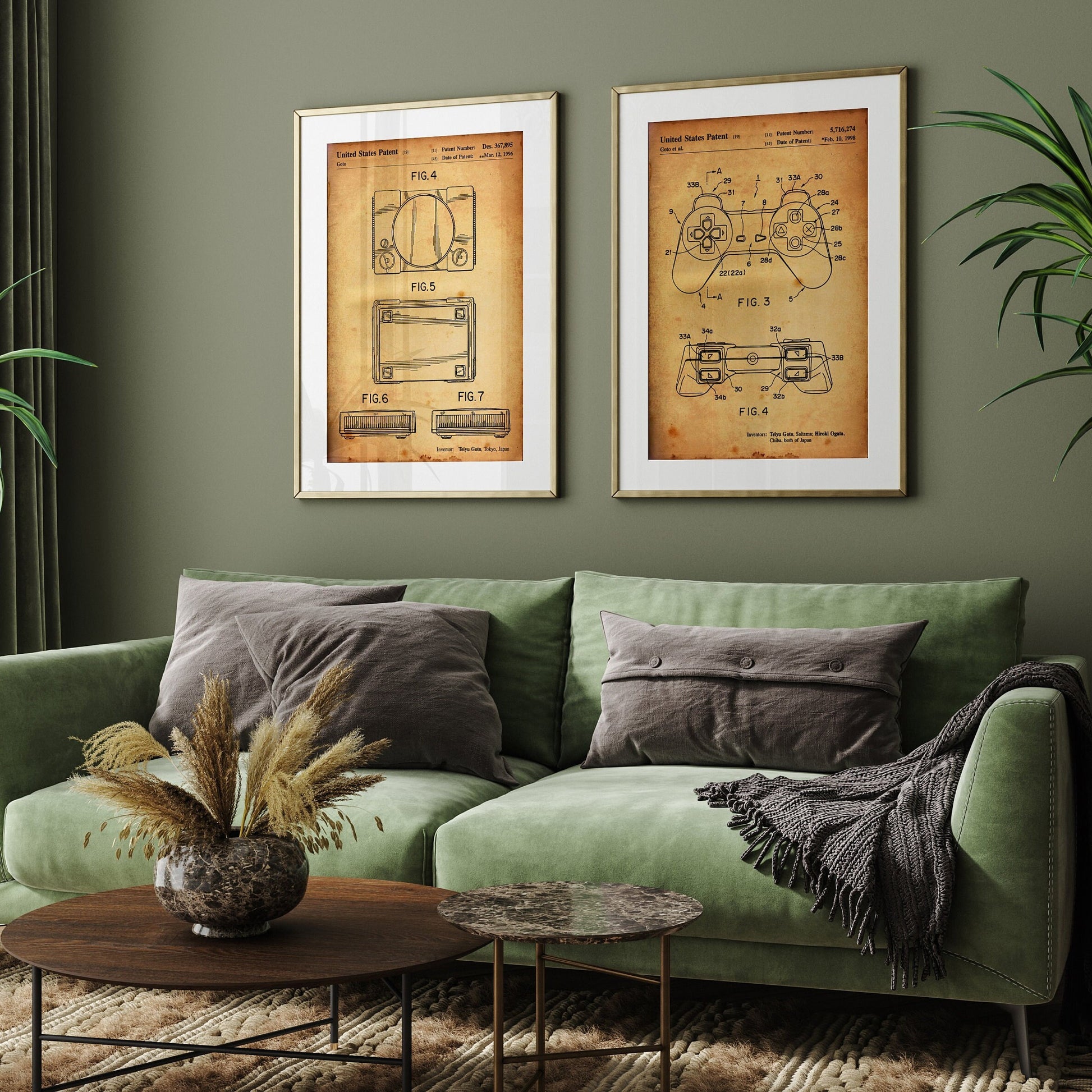 PS Set Of 2 Patent Prints - Magic Posters