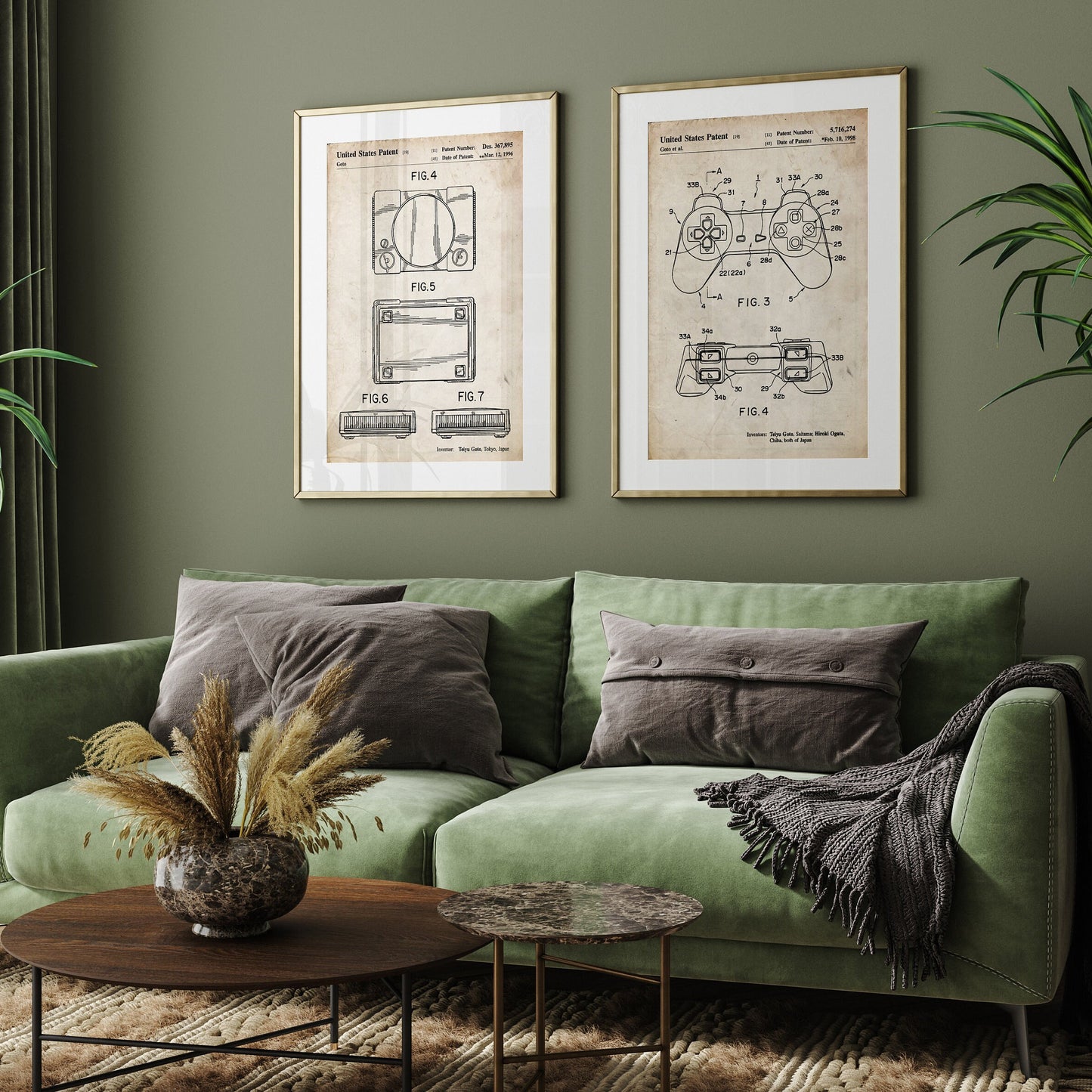 PS Set Of 2 Patent Prints - Magic Posters