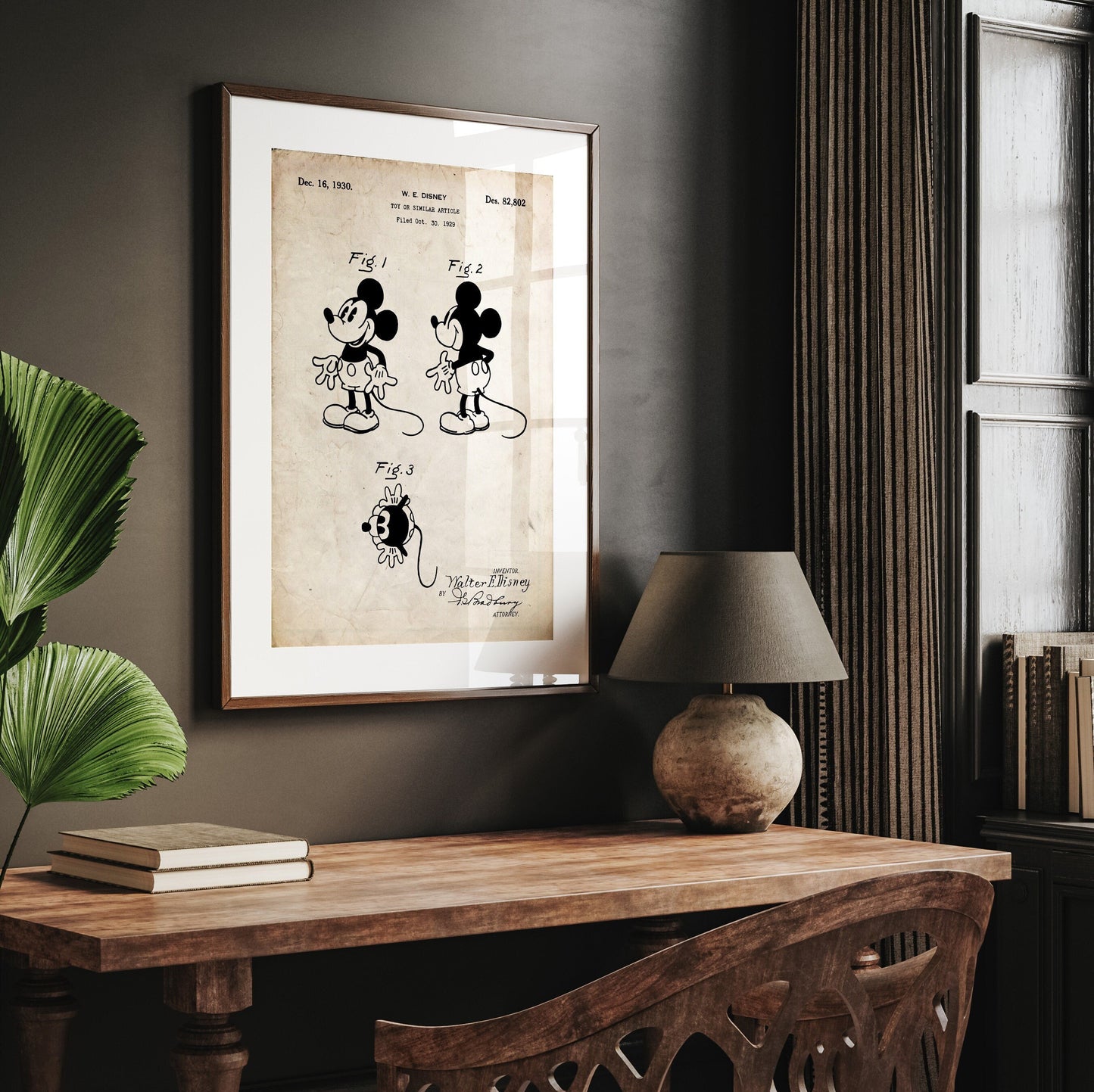 Mickey Mouse Patent Print - Magic Posters