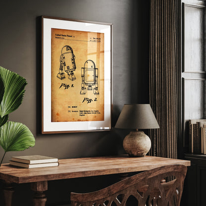 R2D2 Patent Print - Magic Posters