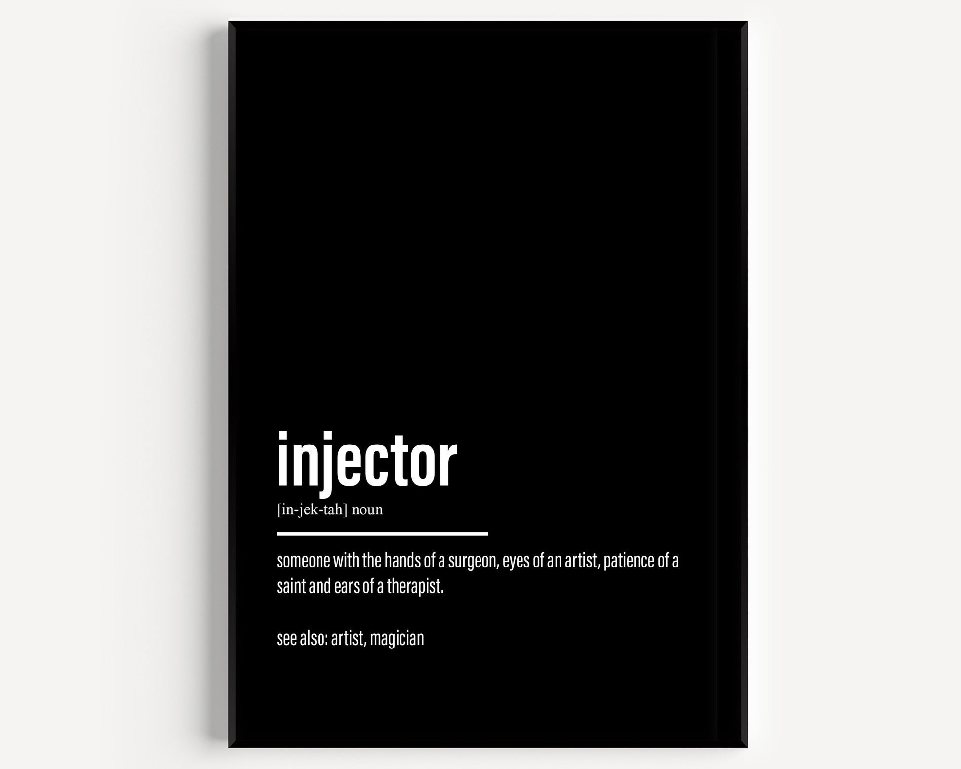 Injector Definition Print - Magic Posters