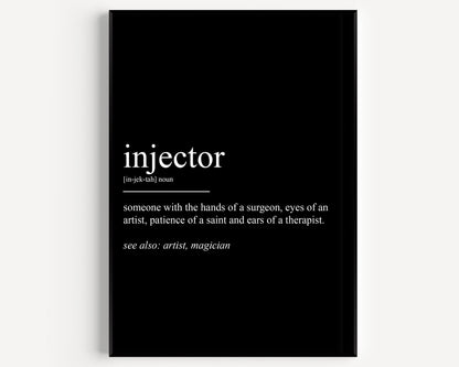 Injector Definition Print - Magic Posters