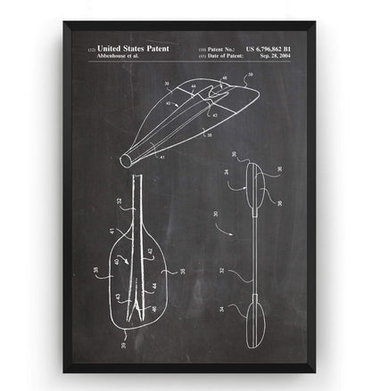 Kayak Paddle Patent Print - Magic Posters