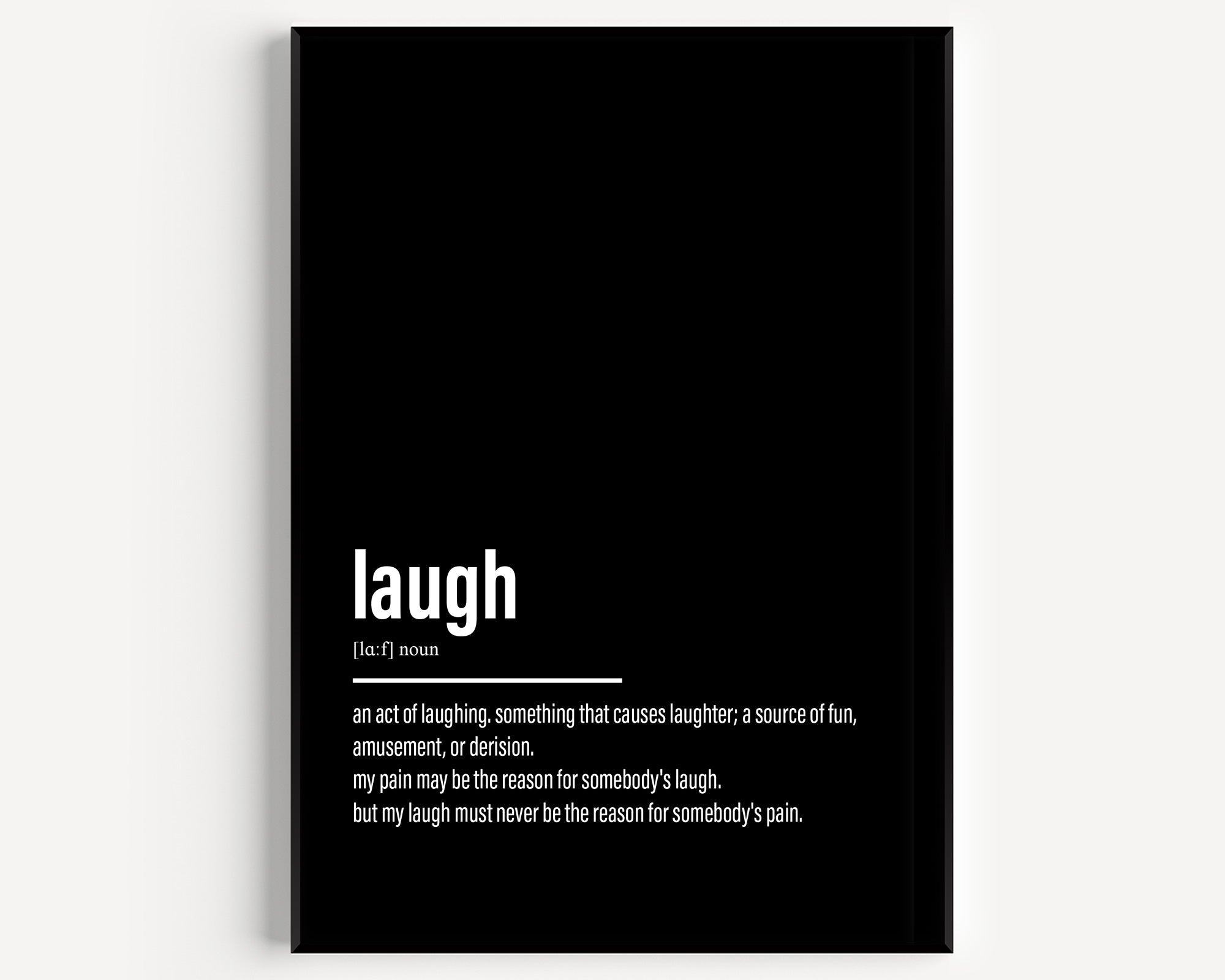 Laugh Definition Prints - Magic Posters