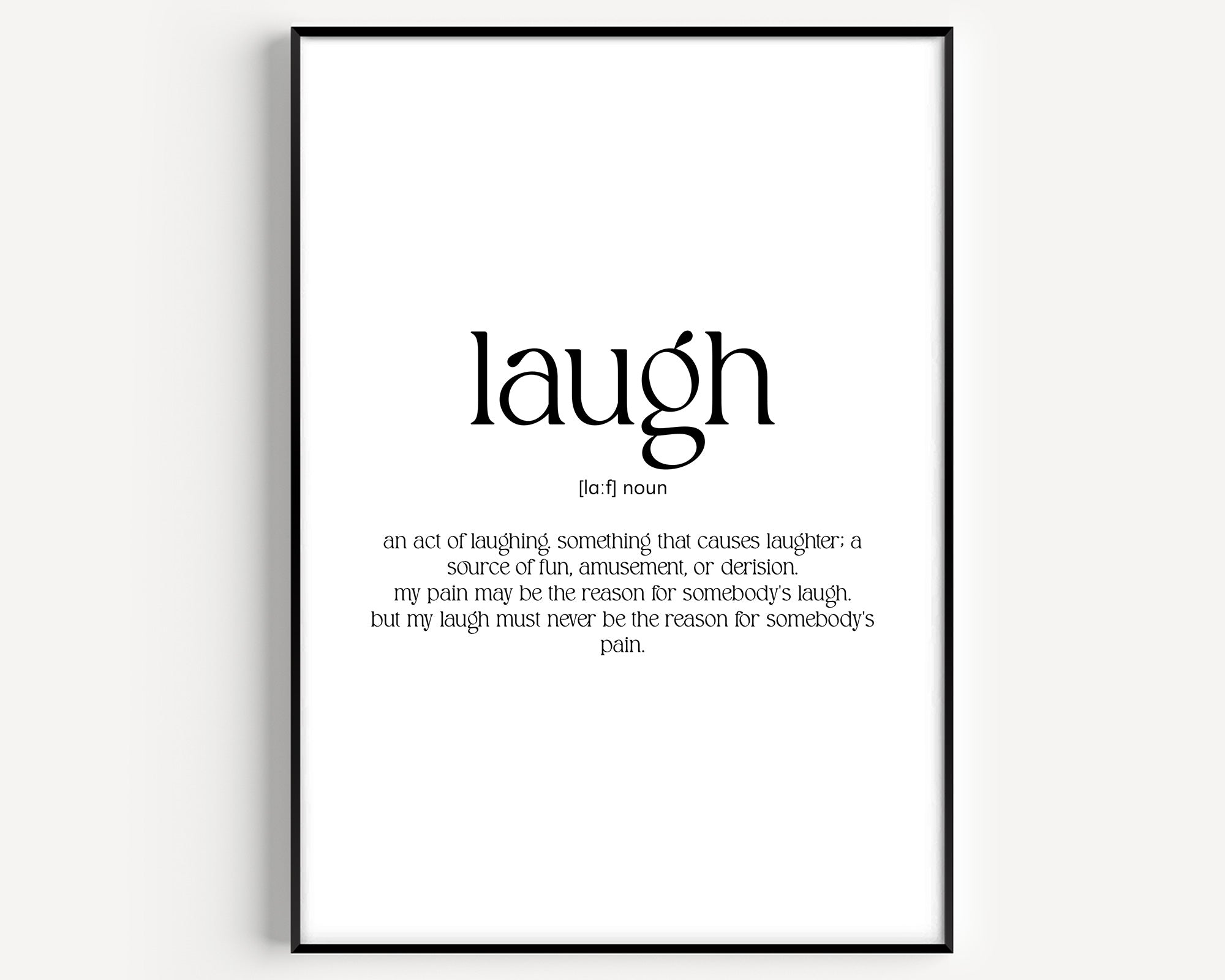 Laugh Definition Prints - Magic Posters