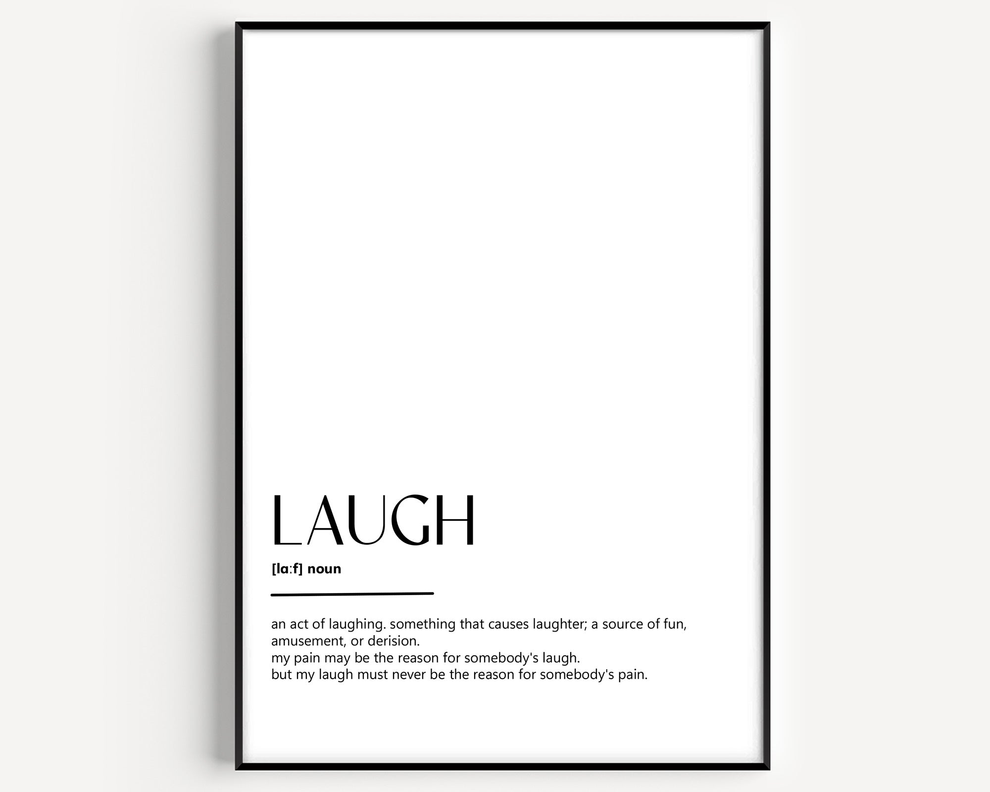 Laugh Definition Prints - Magic Posters