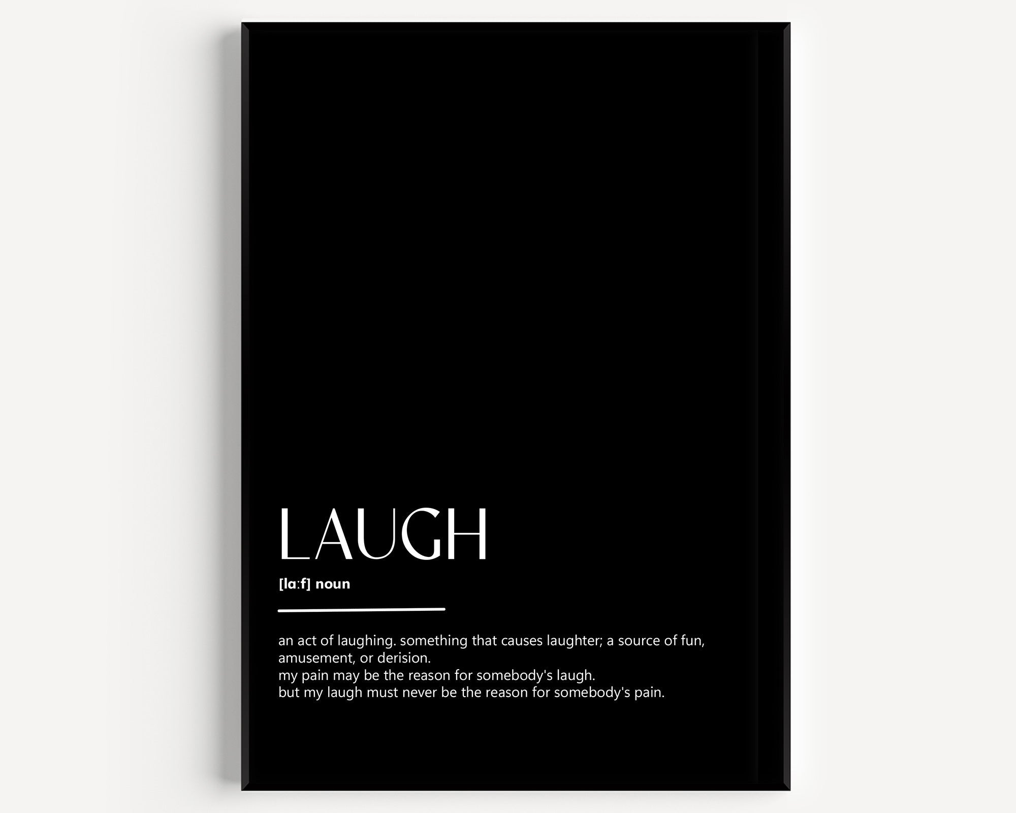 Laugh Definition Prints - Magic Posters