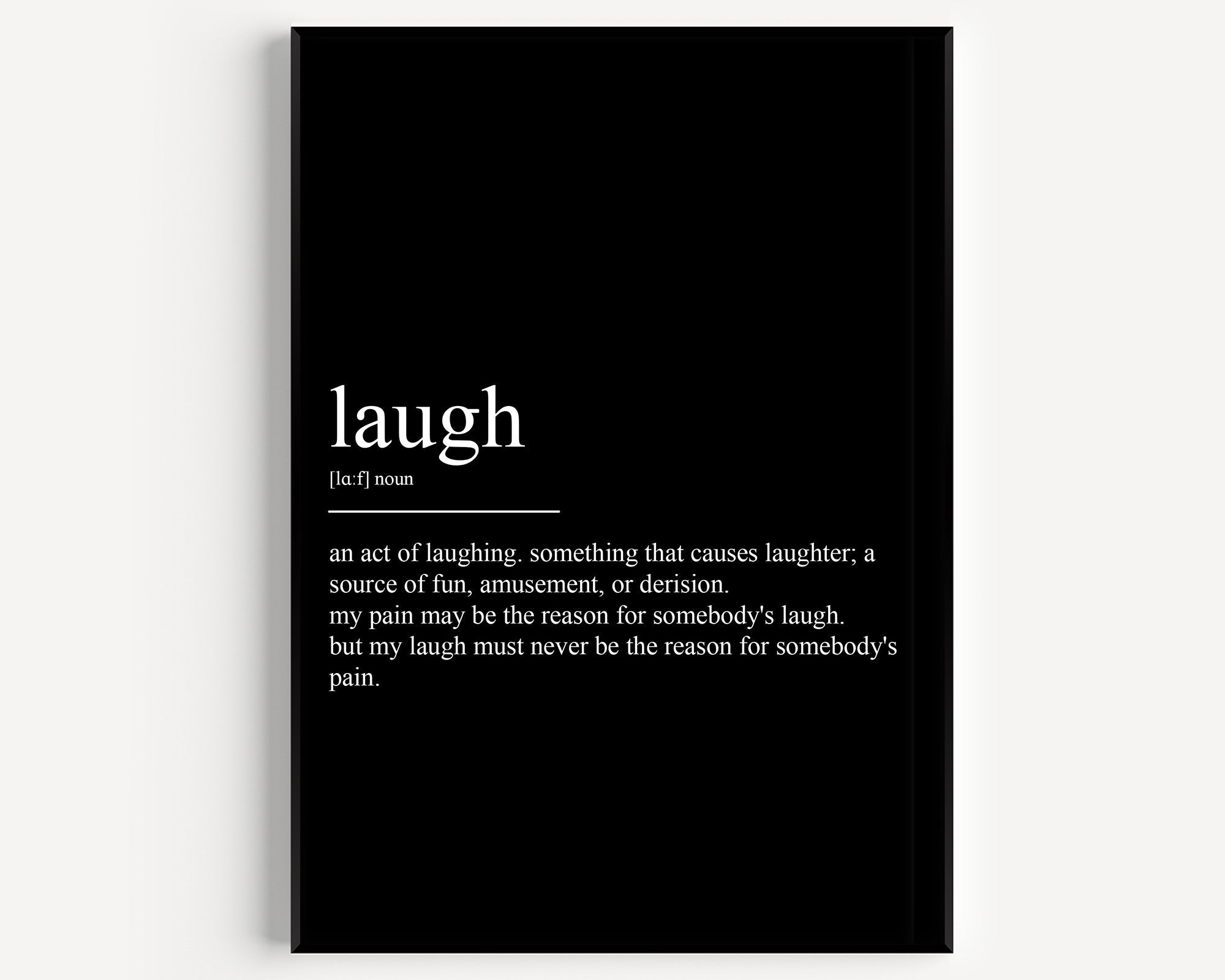 Laugh Definition Prints - Magic Posters