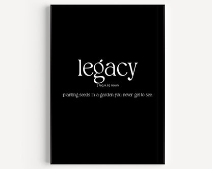 Legacy Definition Print - Magic Posters