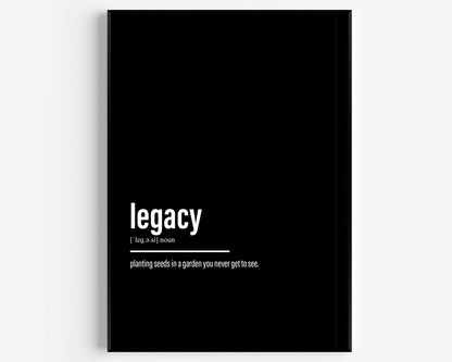 Legacy Definition Print - Magic Posters