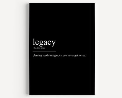 Legacy Definition Print - Magic Posters