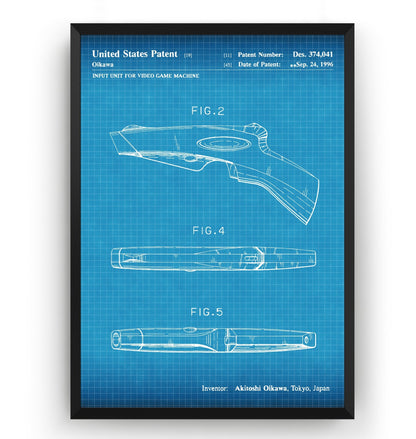 Light Gun 1996 Patent Print - Magic Posters