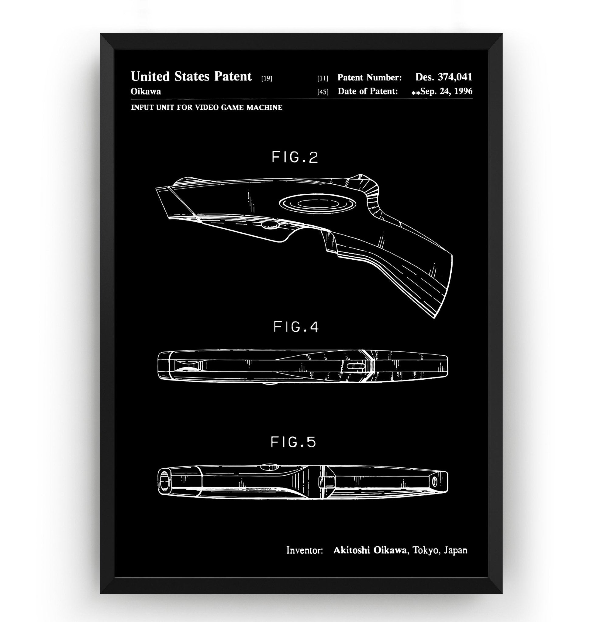 Light Gun 1996 Patent Print - Magic Posters