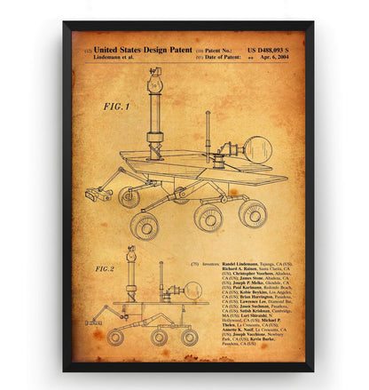 Mars Rover Patent Print - Magic Posters