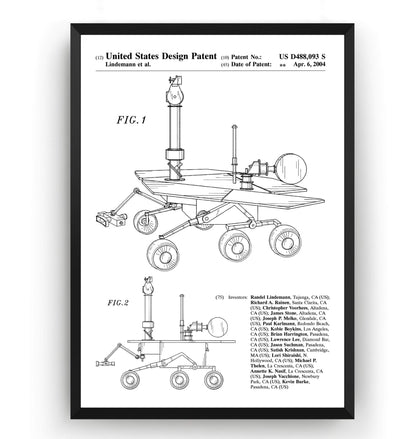 Mars Rover Patent Print - Magic Posters