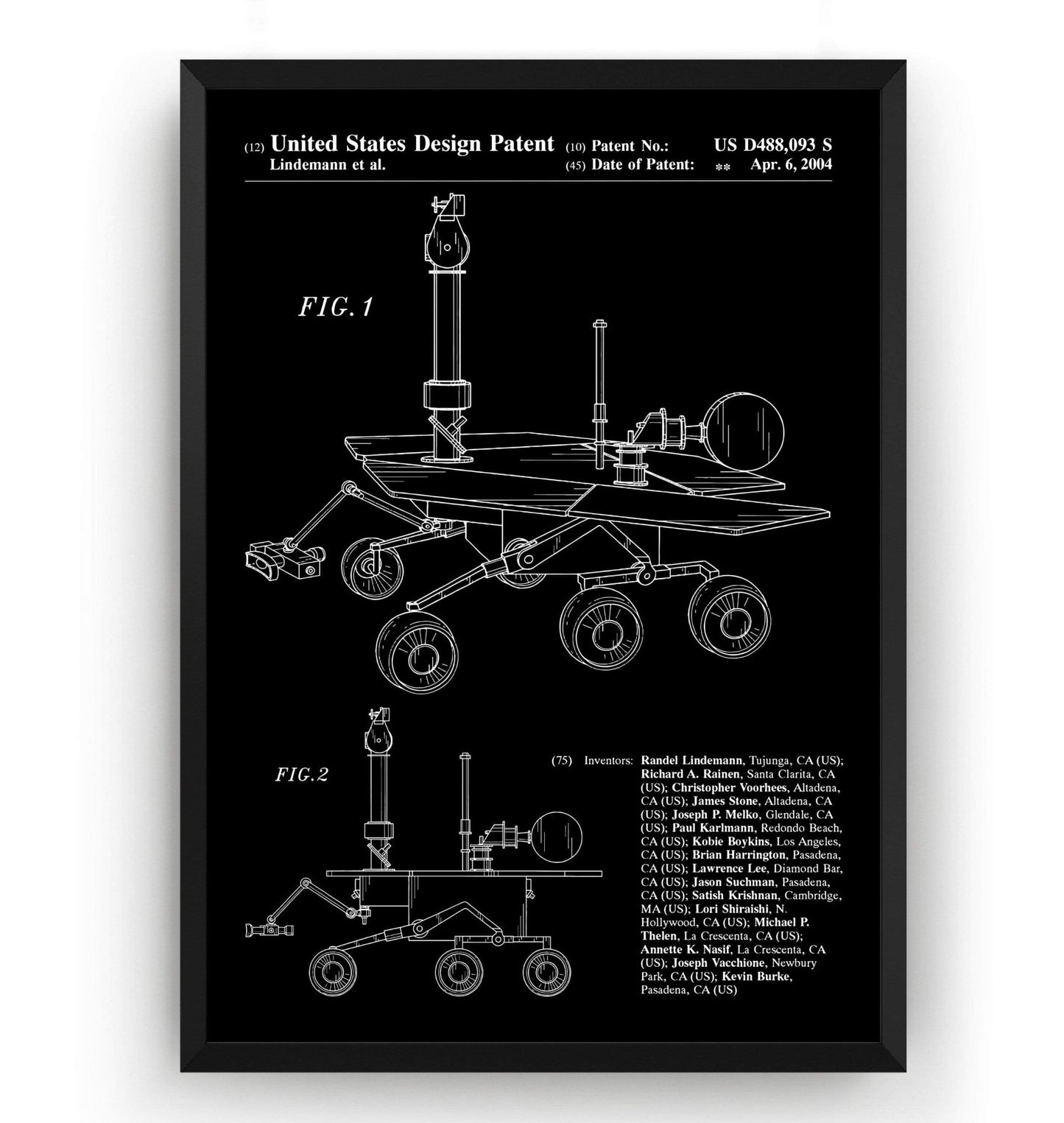 Mars Rover Patent Print - Magic Posters